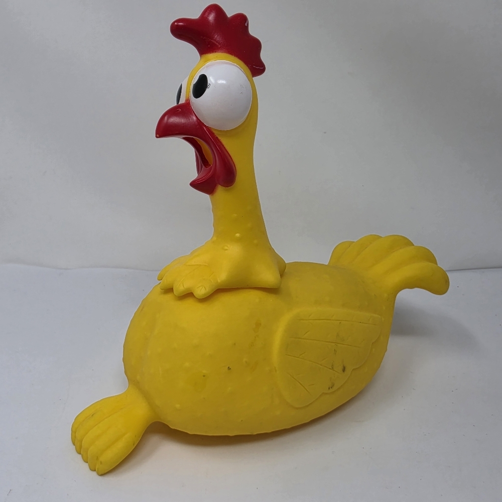 Squawking Chicken Yellow Makes Loud Noise